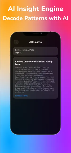 Bluetooth Explorer:AI Terminal iPhone screenshot 4