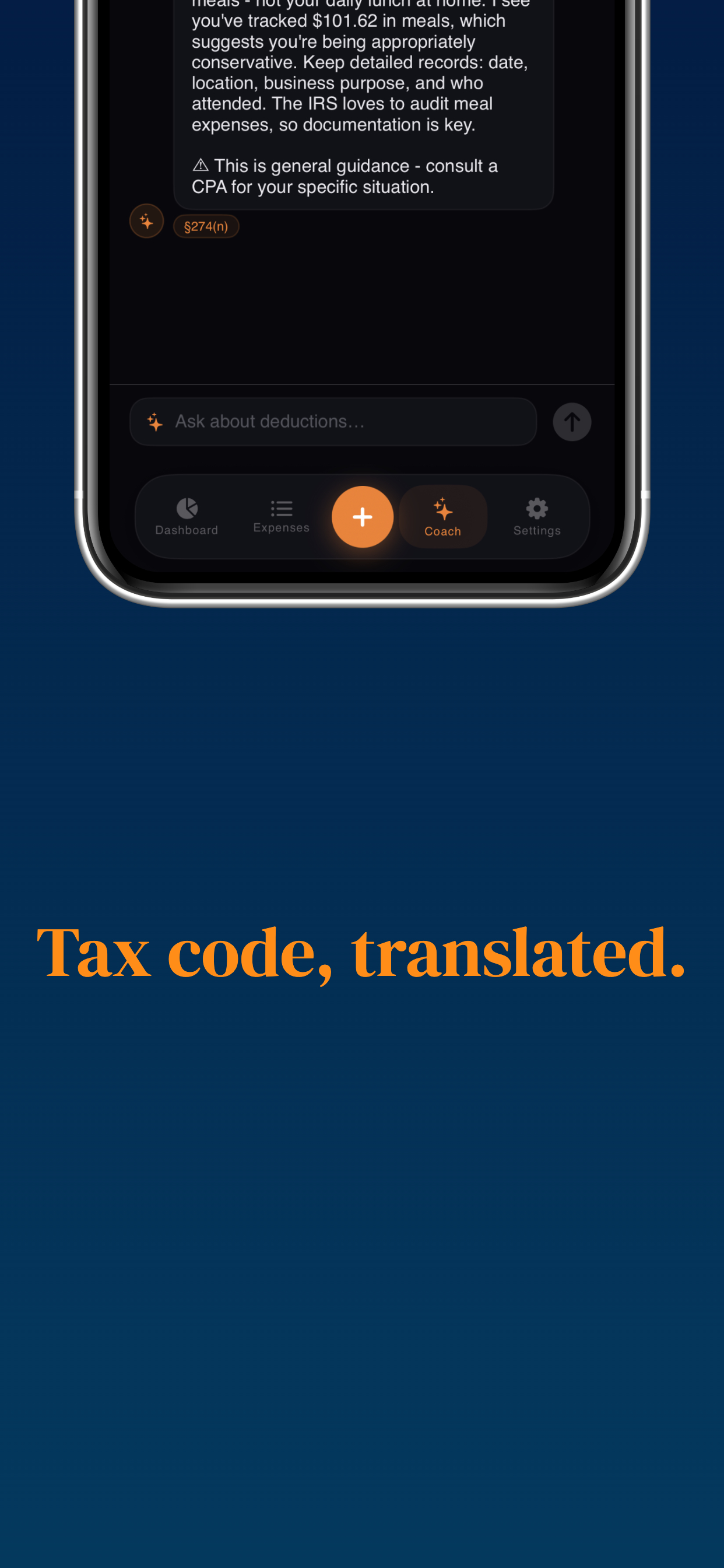 WriteOff — AI Expense Tracker screenshot 4