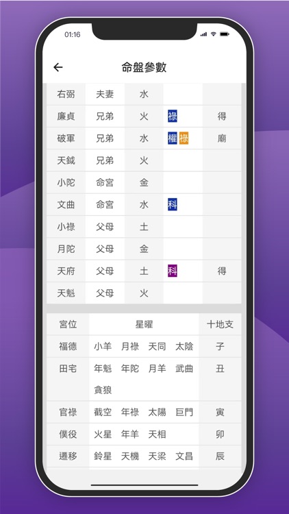 星星學子•紫微斗數-職業排命盤神器 screenshot-7