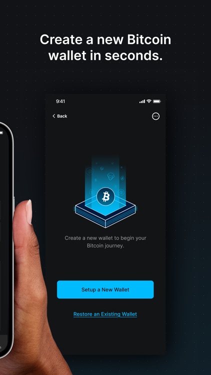 Blockstream BTC Wallet (Green)