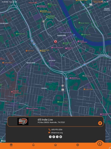 Music Venue Alliance Nashville iPad screenshot