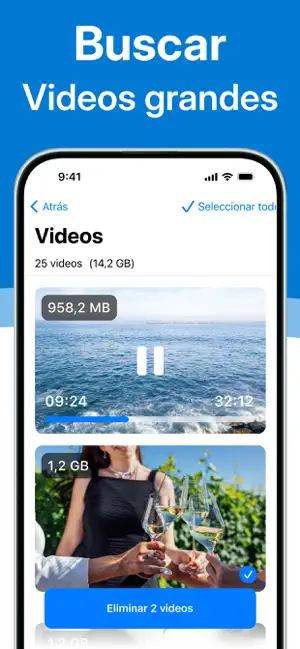 Limpiador y Gestor Storage iPhone screenshot 4