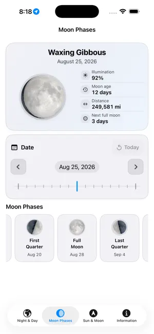 Night & Day and Moon Phases screenshot 2