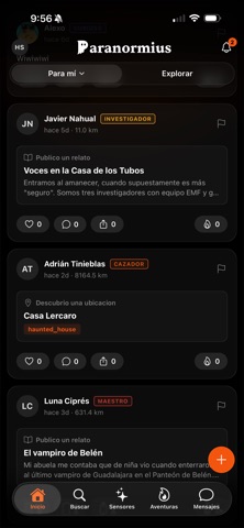 Paranormius iPhone screenshot