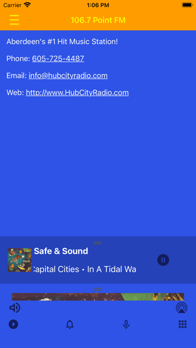 106.7 Point FM iPhone screenshot 4 - Entertainment app