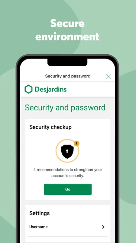 Desjardins mobile services screenshot 3 of 9