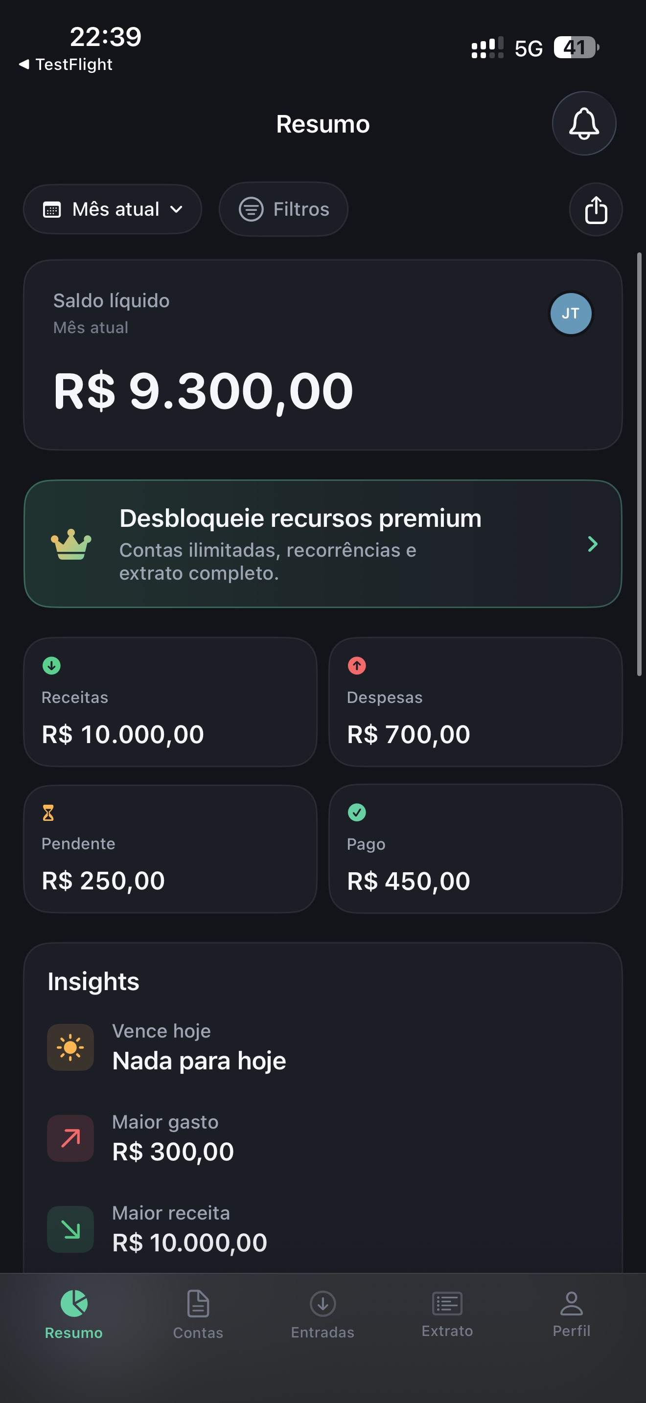 ContasCasal screenshot 3