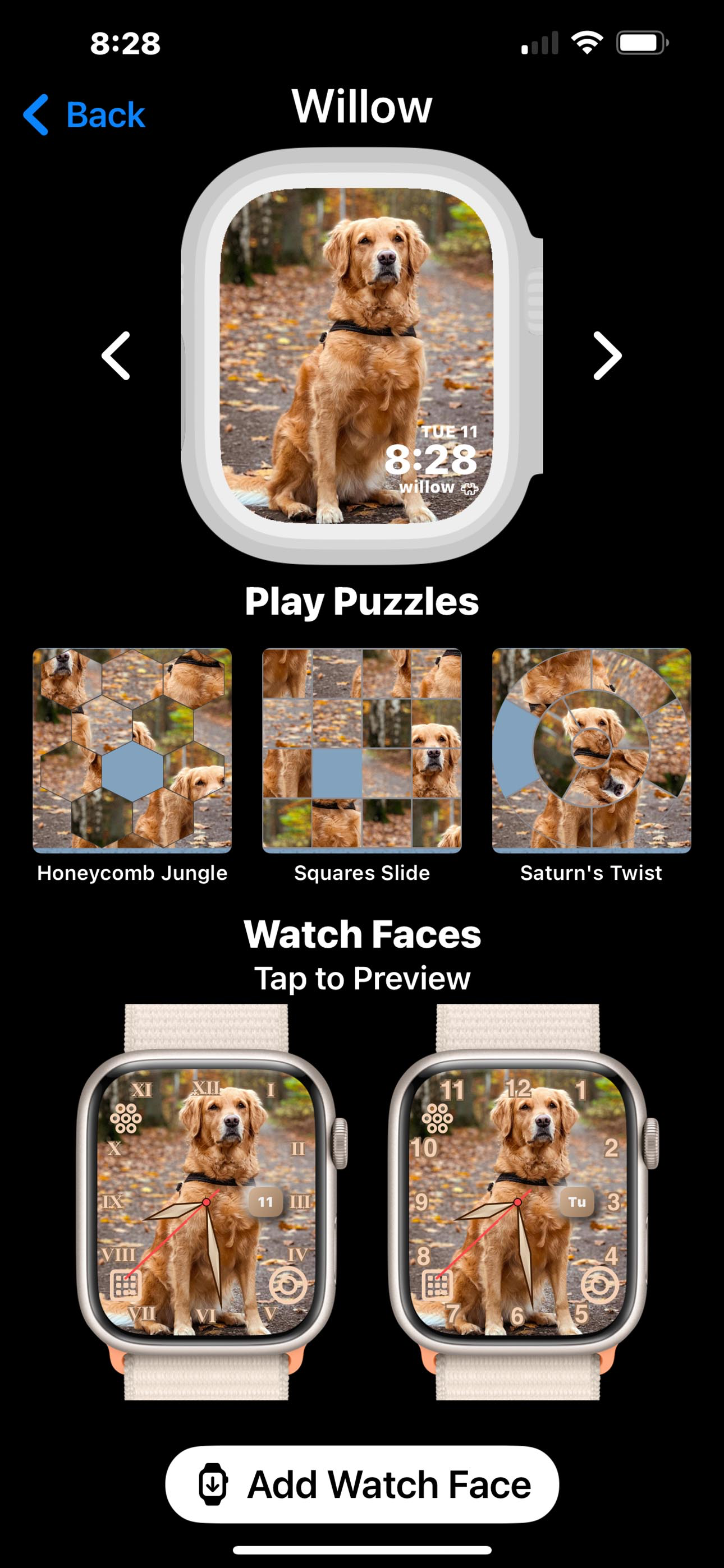 Dog Face Puzzles
