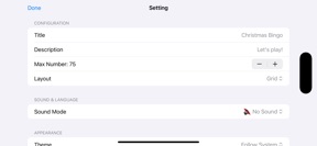 Bingo Draw Machine Lite screenshot