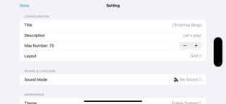 Bingo Draw Machine Lite screenshot