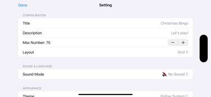Bingo Draw Machine Lite screenshot 4