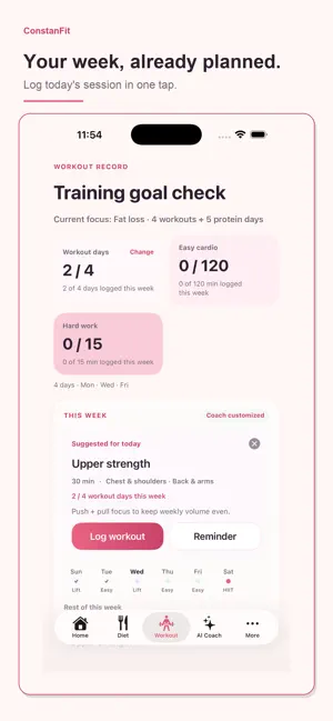 ConstanFit - AI Diet & Workout screenshot 3