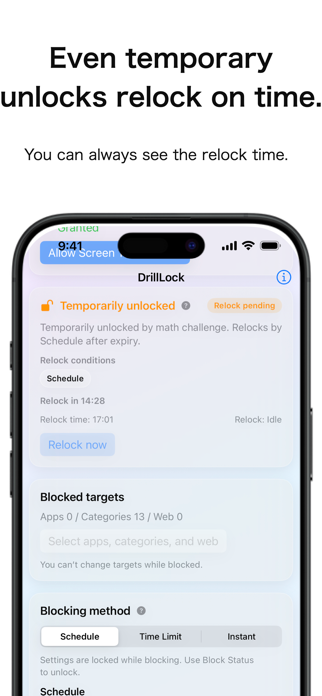DrillLock - Math App Blocker Screenshot 4 of 5