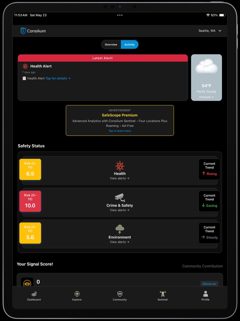 iPad screenshot