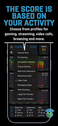 PingScore: Internet Health のスクリーンショット