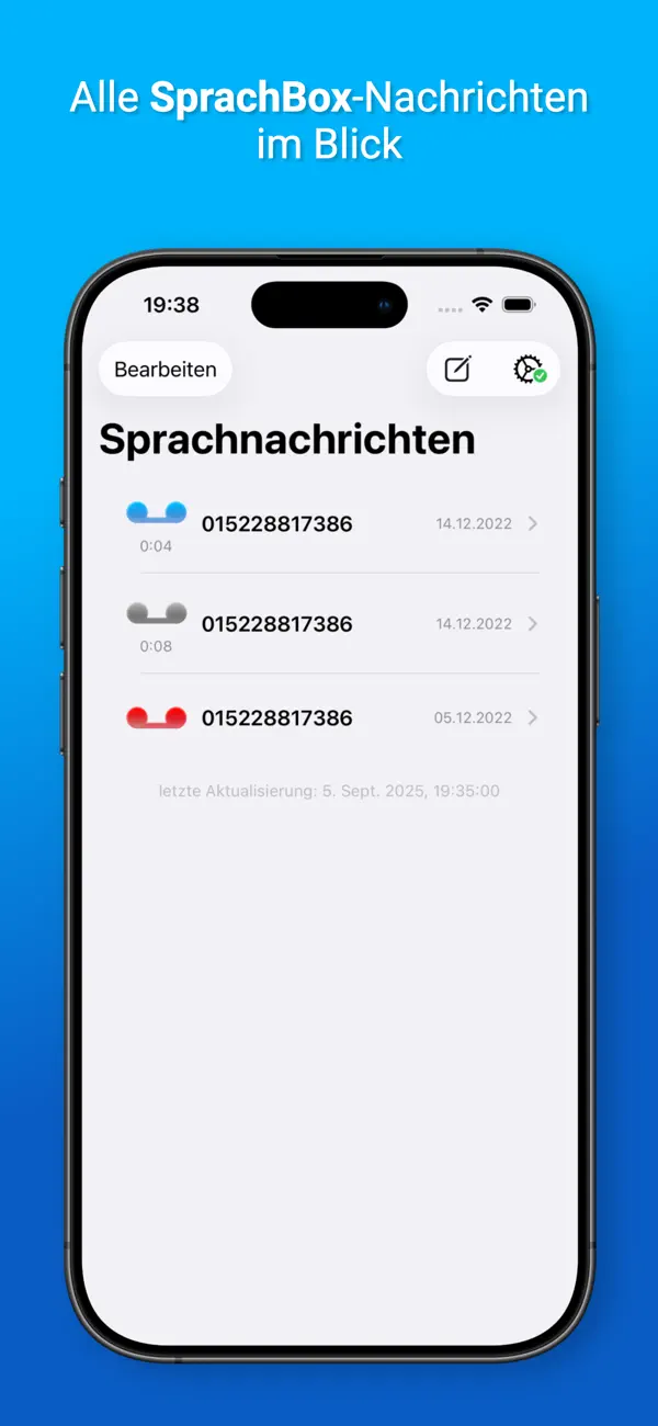 #1. SprachBox - Festnetz Voicemail (iOS) De: Emil Thies