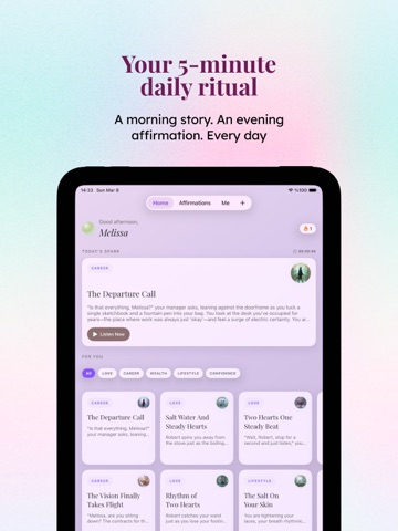 Sovella: Manifest & Affirm iPad screenshot