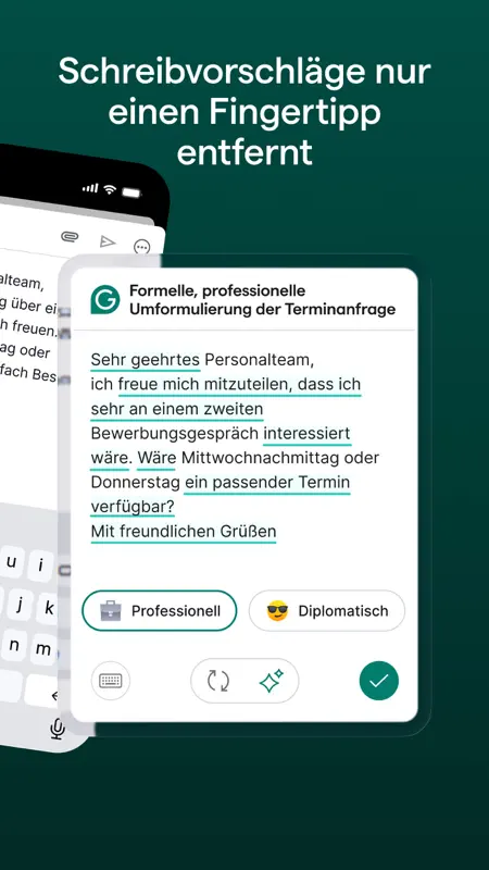 Grammarly: KI-Tastatur screenshot 2 of 10