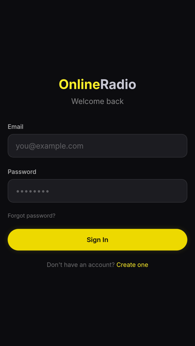 App screenshot