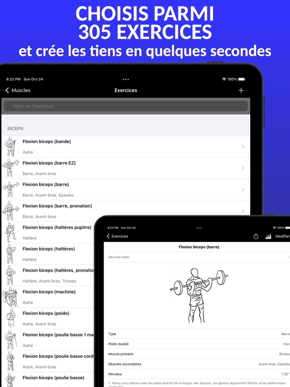 Screenshot #6 pour WOApp - Carnet de musculation