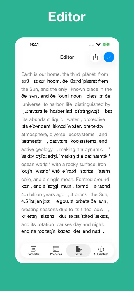 English to Phonetics Converter screenshot 4