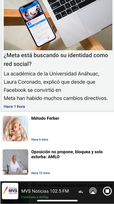 MVS Noticias Screenshot