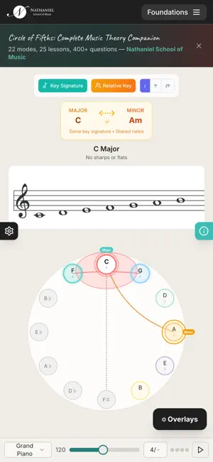 NSM Circle of Fifths screenshot 2