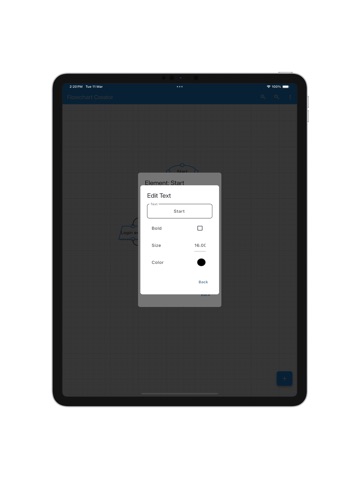 Flowchart Creator iPad screenshot