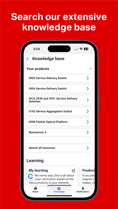 myCiena Screenshot