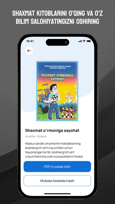UzChess - Shaxmat akademiya Screenshot