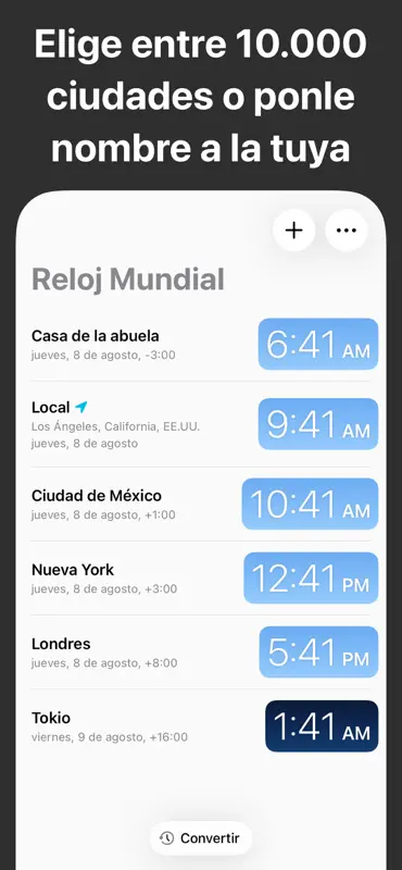 Reloj Mundial Widgets screenshot 4 of 10