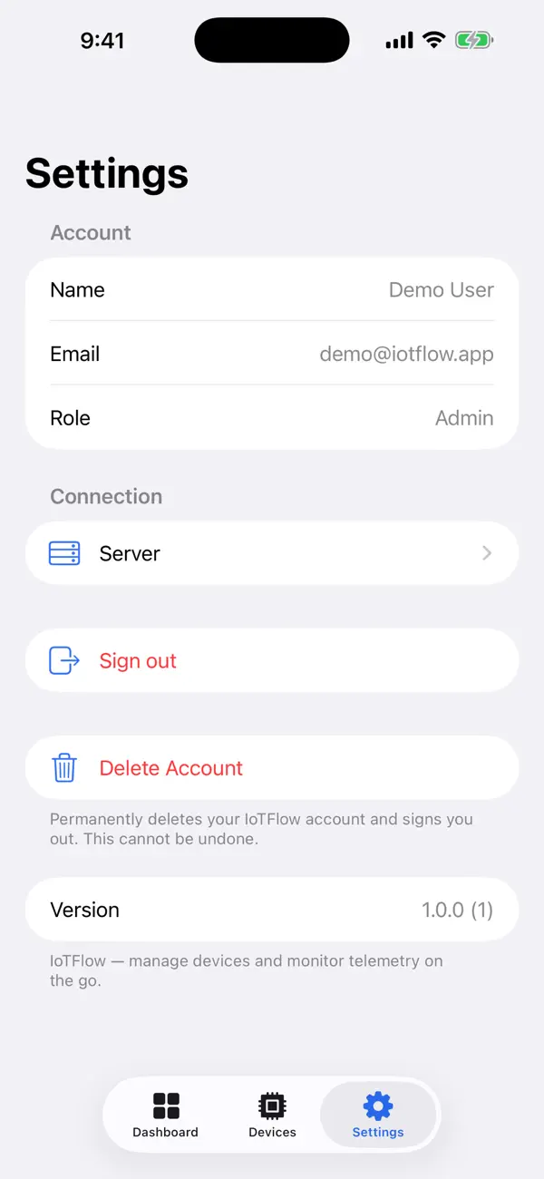 IoTFlow screenshot 4