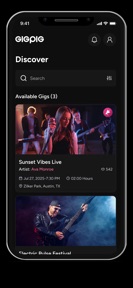 GigPig - Find a Gig Near You screenshot