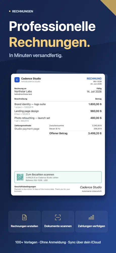 Smart Rechnung & Angebot — Screenshot 1