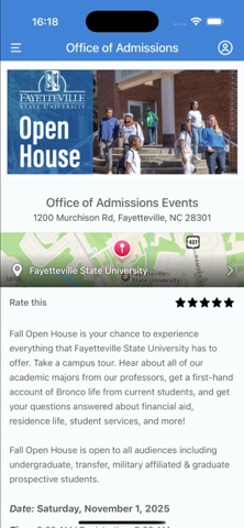 FSU Event Guidebooks Screenshot 2 of 3