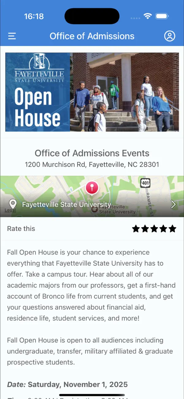 Screenshot #2 pour FSU Event Guidebooks