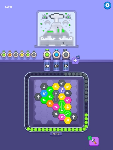 Hexa Flow - Puzzle iPad screenshot