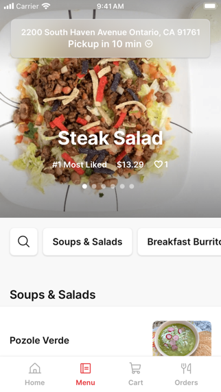App screenshot