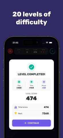 Block Logic: Brain Training IQ iPhone screenshot