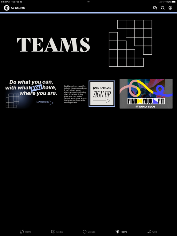 Ax Church iPad screenshot 4 - Education app