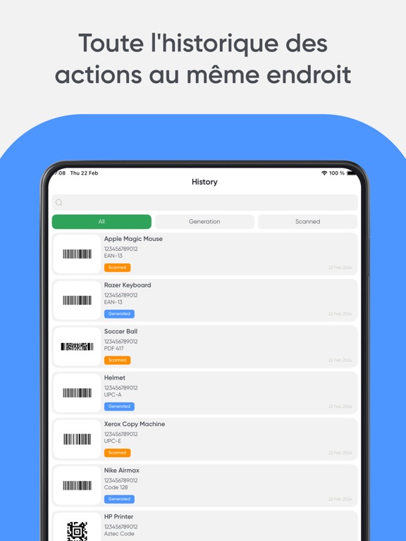 Screenshot #6 pour Barcode Generator & Scanner