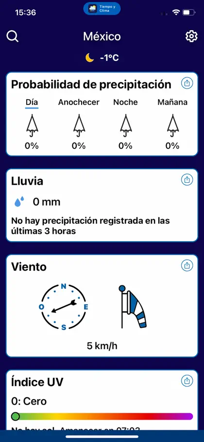 Screenshot 6 von 6 zu Pronóstico del Clima preciso