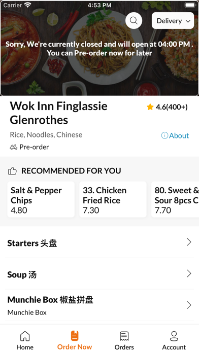 Wok Inn Finglassie Glenrothes Screenshot