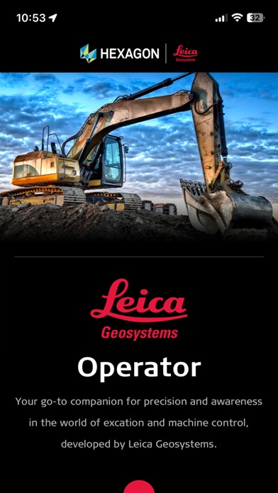 Leica Geosystems Operator Screenshot