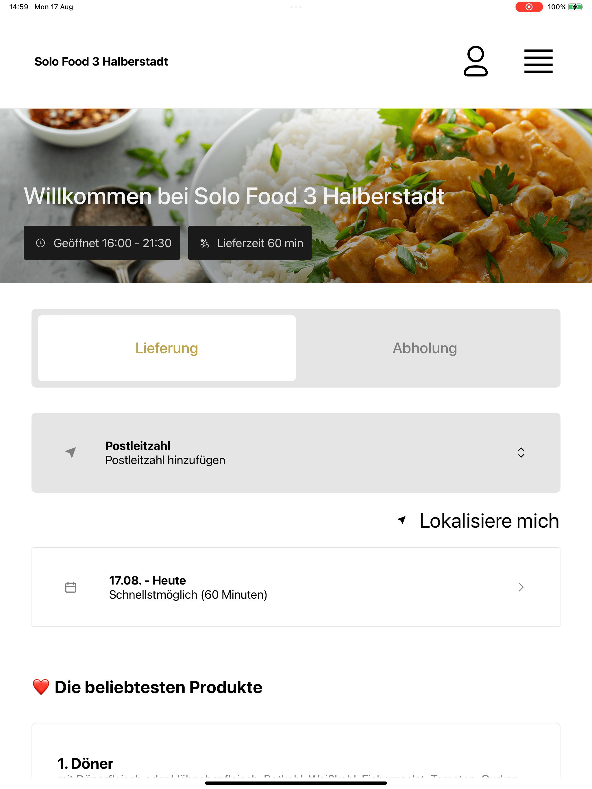 Solo Food 3 Halberstadt screenshot 13