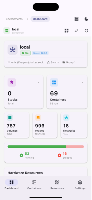 Portainer Mobile: Docker Admin Screenshot 5 of 10