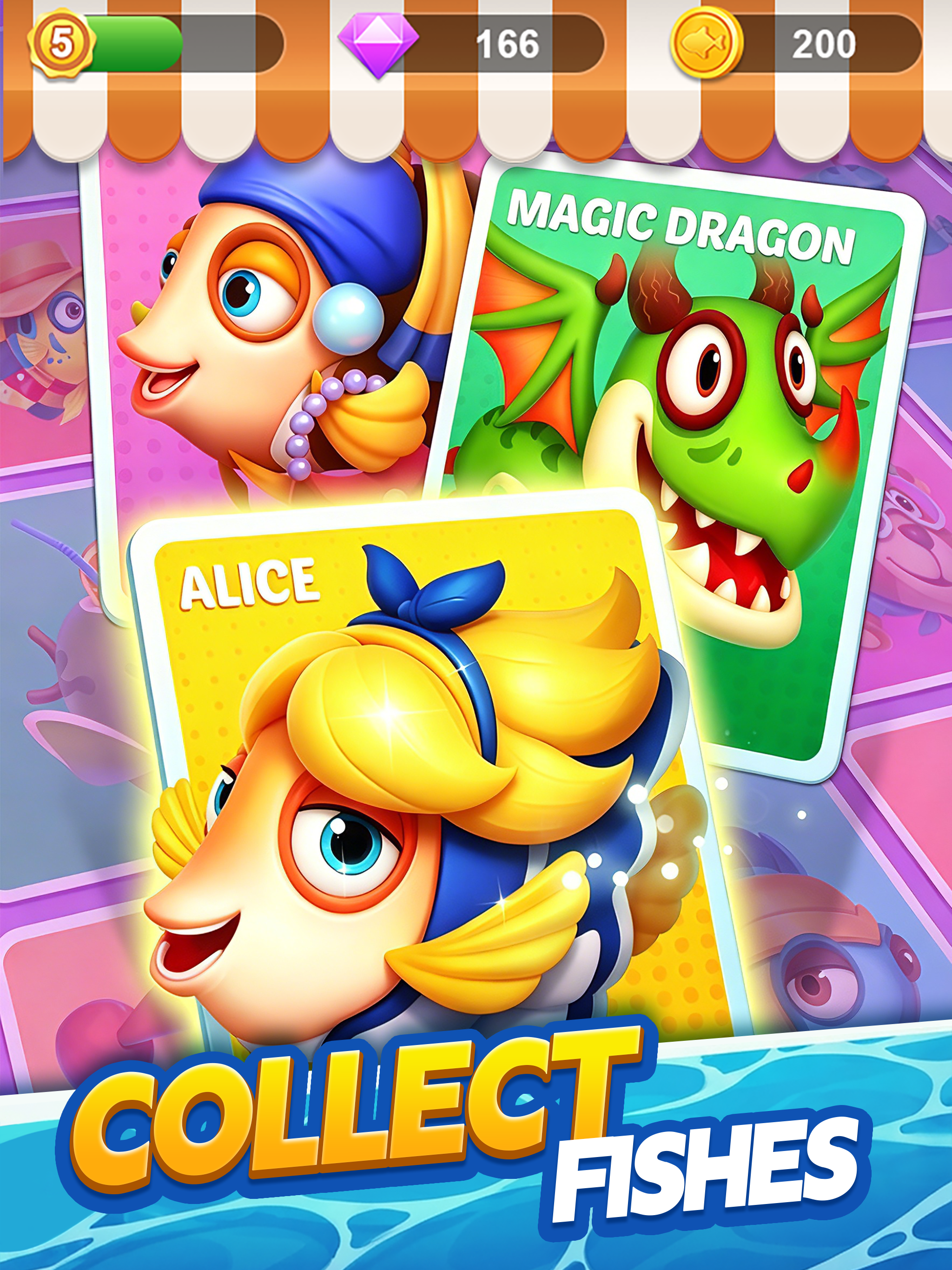 Solitaire Klondike Fish screenshot 10