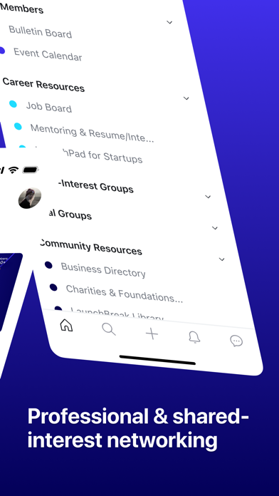 LaunchBreak iPhone screenshot 2 - Social Networking app