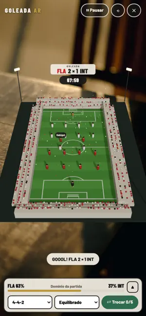 Goleada: Futebol Carreira screenshot 1