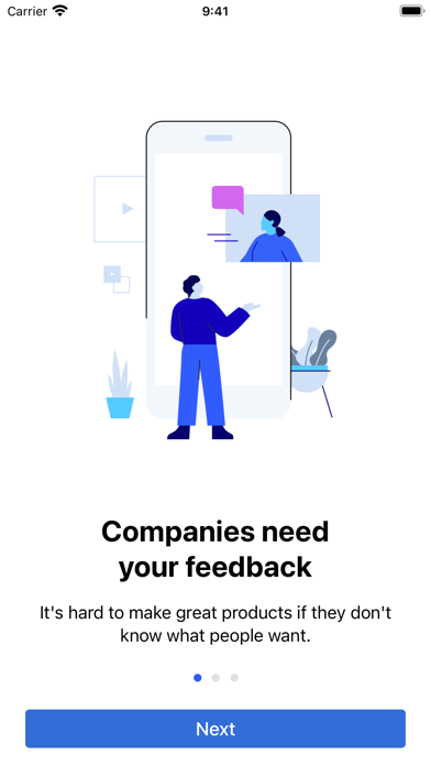 UserTesting Screenshot